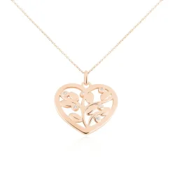 Collier Douglas Argent Rose Oxyde De Zirconium