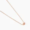 Collier Duchesse Argent Rose Oxyde De Zirconium