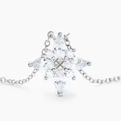 Collier Eclat Argent Blanc Oxyde De Zirconium