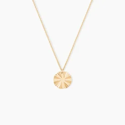 Collier Eclats Solaires Or Jaune