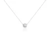 Collier Eurycide Or Blanc Oxyde De Zirconium
