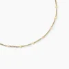 Collier Eva Acier Jaune