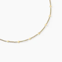 Collier Eva Acier Jaune