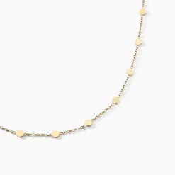 Collier Eva Acier Jaune