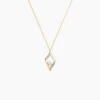 Collier Eye Or Jaune Oxyde De Zirconium