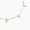 Collier Fatos Plaqué Or Jaune Oxyde De Zirconium