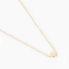 Collier Fenton Or Jaune Oxyde De Zirconium