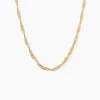Collier Fern Plaqué Or