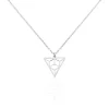 Collier Fidela Argent Blanc