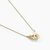 Collier Foma Or Jaune Oxyde De Zirconium