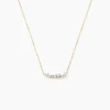 Collier Gemariah Or Jaune Diamant Synthétique