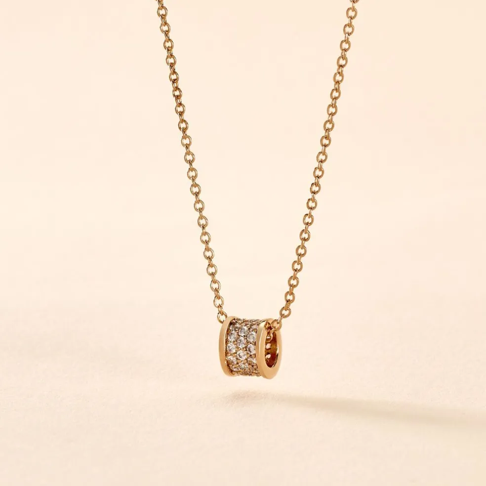 Collier Gia Plaqué Or Jaune Oxyde De Zirconium