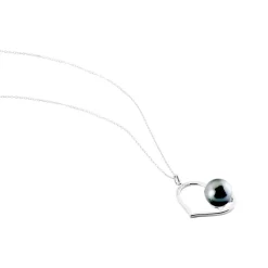 Collier Gian Or Blanc Perle De Tahiti Diamant