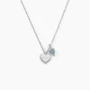 Collier Gloria Argent Blanc Oxyde De Zirconium
