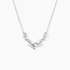 Collier Glow Up Argent Blanc Oxyde De Zirconium