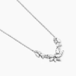 Collier Glow Up Argent Blanc Oxyde De Zirconium