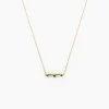Collier Green Peas Or Jaune Emeraude
