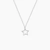 Collier Gyliane Argent Blanc Oxyde De Zirconium