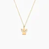 Collier Hallie Ange Et Coeur Or Jaune