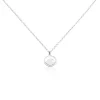 Collier Hawai Argent Blanc