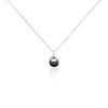Collier Héléane Argent Blanc Céramique Et Oxyde De Zirconium