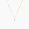 Collier Husam Or Jaune Oxyde De Zirconium