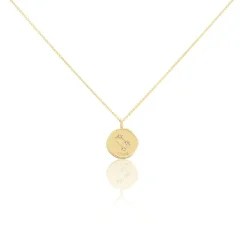 Collier Iago Plaqué Or Oxydes De Zirconium