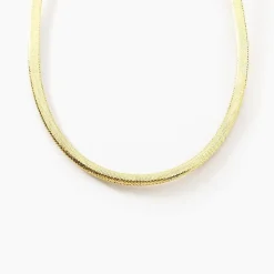 Collier Izaro Maille Flex Or Jaune