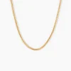 Collier Jany Maille Palmier Or Jaune