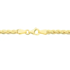 Collier Jayna Maille Palmier Or Jaune