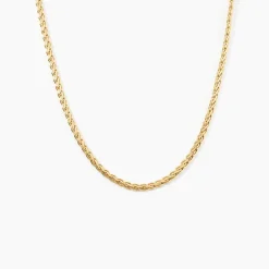 Collier Jayna Maille Palmier Or Jaune