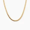 Collier Jayna Maille Palmier Or Jaune