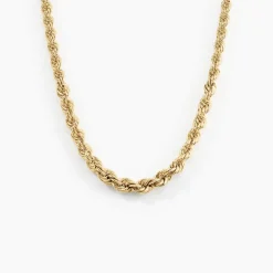 Collier Jerry Maille Corde Or Jaune
