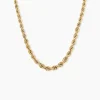 Collier Jerry Maille Corde Or Jaune