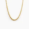 Collier Jerry Maille Corde Or Jaune