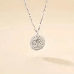 Collier Jollene Argent Blanc