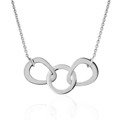 Collier Joy Argent Blanc