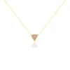 Collier Juliete Or Jaune Calcedoine