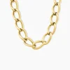 Collier Justinien Acier Doré