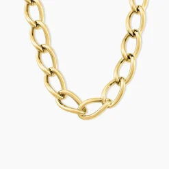 Collier Justinien Acier Doré