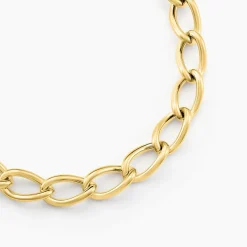 Collier Justinien Acier Doré