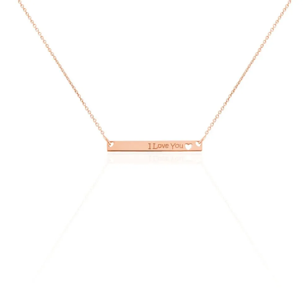 Collier Kamile Argent Rose