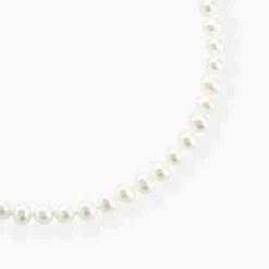 Collier Kanwal Or Jaune Perle De Culture