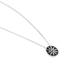 Collier Keenan Argent Blanc