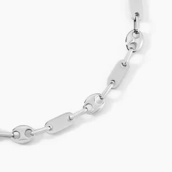 Collier Kobe Acier Blanc