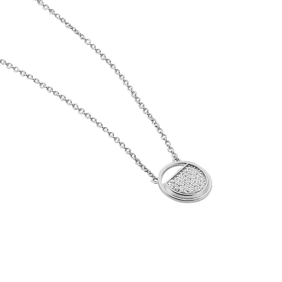 Collier Laetizia Clara Argent Blanc Oxyde De Zirconium