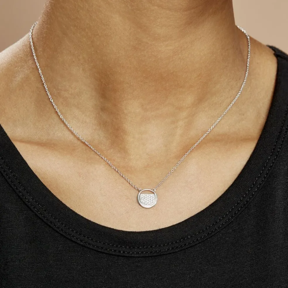 Collier Laetizia Clara Argent Blanc Oxyde De Zirconium