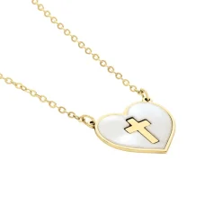Collier Lawrie Or Jaune Nacre