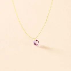 Collier Les Audacieuses Or Jaune Améthyste