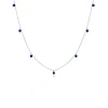 Collier Lidiwine Argent Blanc Oxyde
